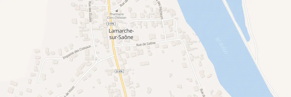 Plan du 10 Rue de Saône à Lamarche-sur-Saône