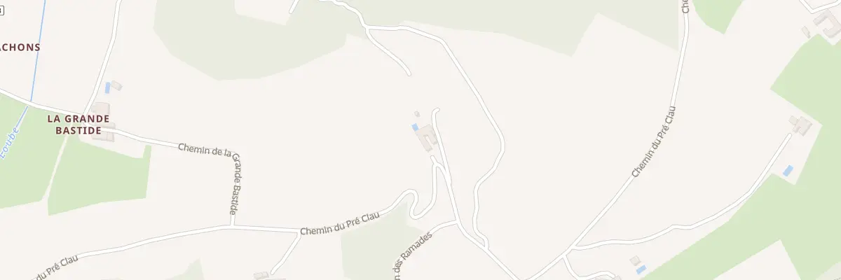 Plan du 5025 Vallon des Loubes à Buoux