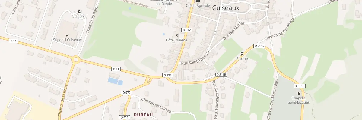 Plan du 102 Rue Saint-Thomas à Cuiseaux