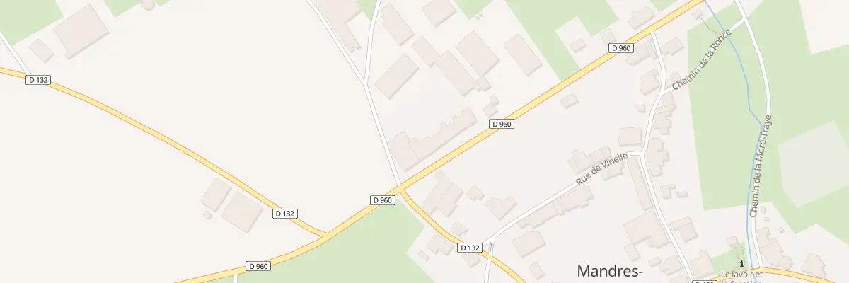 Plan du 1 Grande Route à Mandres-en-Barrois