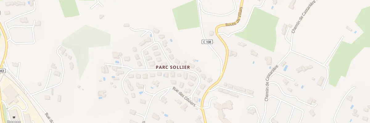 Plan du 8 Parc Sollier à Apt