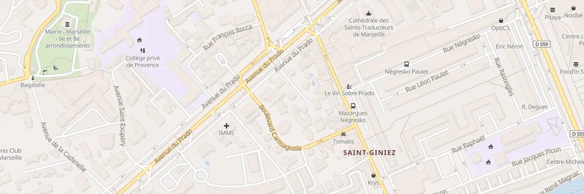 Plan du 367 Av du Prado à Marseille 8e Arrondissement