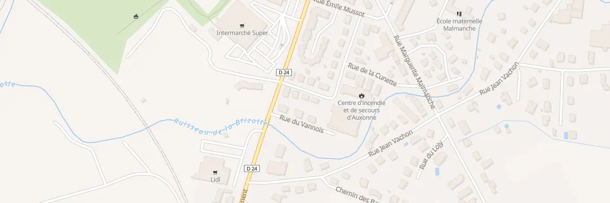 Plan du 16 Rue Sainte Colette à Auxonne