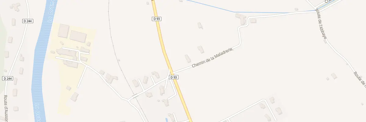 Plan du 65 Che de la Maladrerie à Die