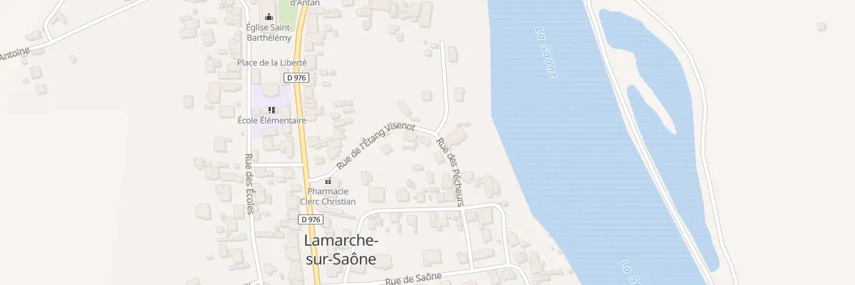 Plan du 6 Rue de l’Etang Visenot à Lamarche-sur-Saône