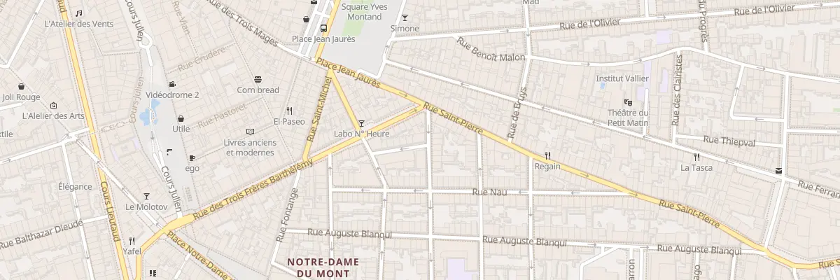 Plan du 4 Rue Tilsit à Marseille 6e Arrondissement