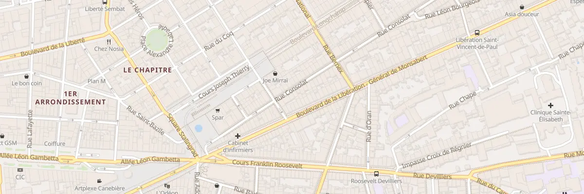 Plan du 40 Rue consolat à Marseille 1er Arrondissement