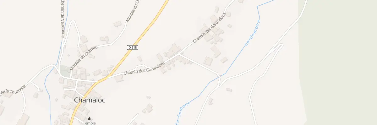 Plan du 5044 Les Garandons à Chamaloc