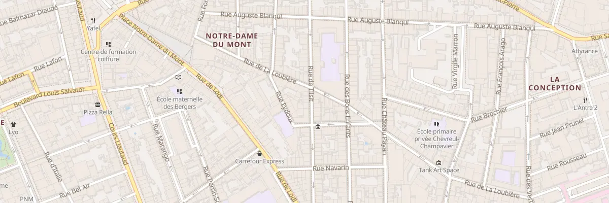 Plan du 46 Rue Tilsit à Marseille 6e Arrondissement
