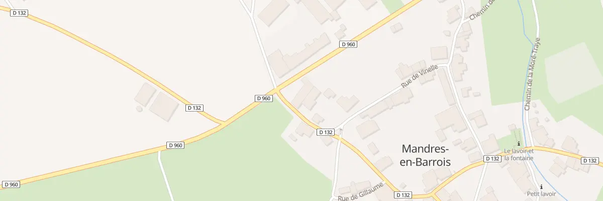 Plan du 8 Rue de la Croix à Mandres-en-Barrois