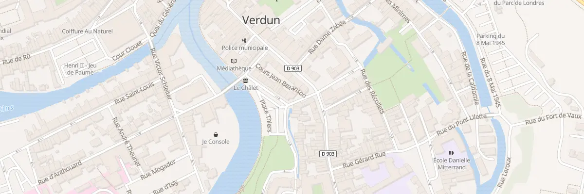 Plan du 1 Rue du Brachieul à Verdun