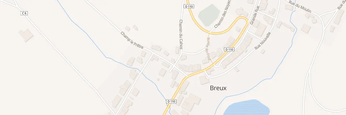 Plan du 23 Rue de la Vieille Ville à Breux