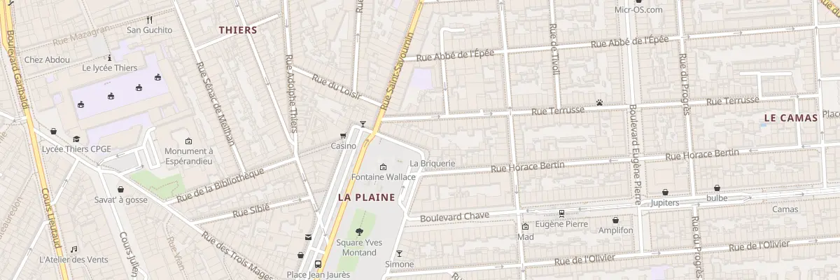Plan du 13 Pl Jean Jaures à Marseille 5e Arrondissement
