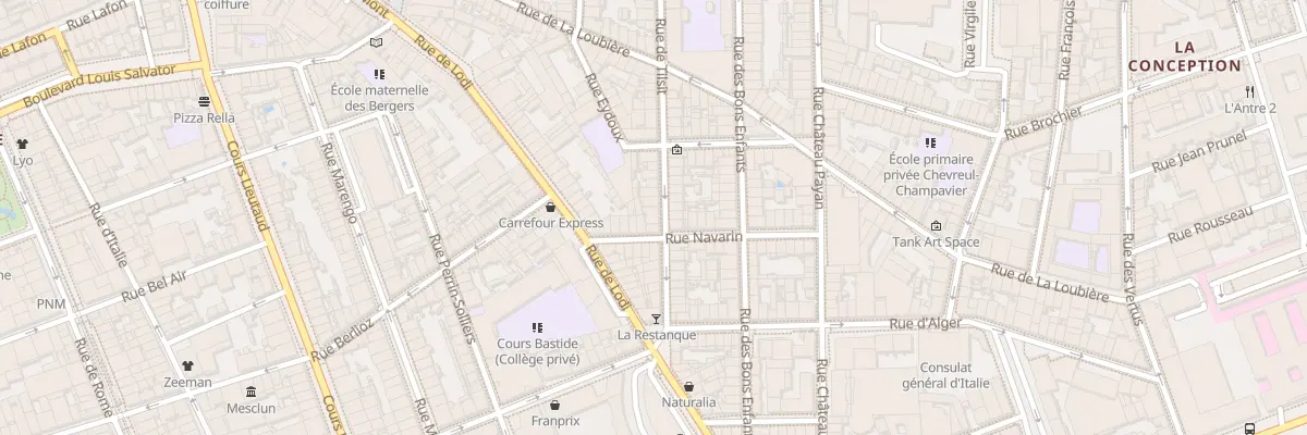 Plan du 68 Rue Tilsit à Marseille 6e Arrondissement
