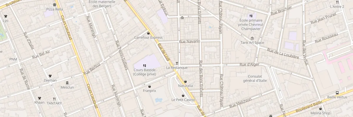 Plan du 82 Rue Tilsit à Marseille 6e Arrondissement