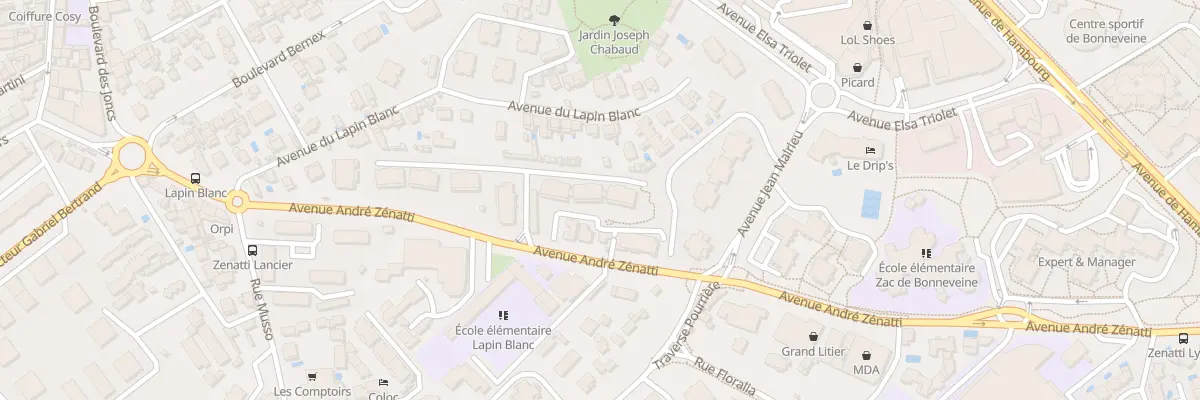 Plan du 41 Av Andre Zenatti à Marseille 8e Arrondissement