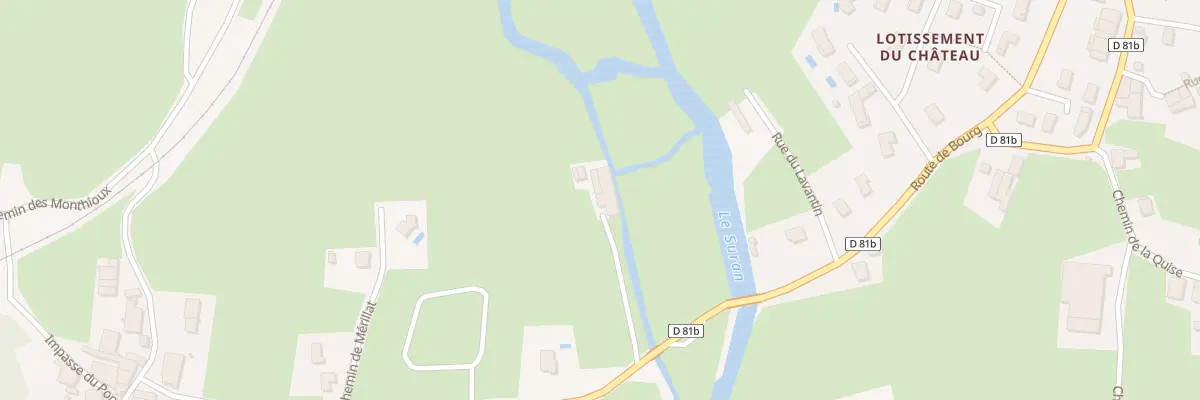 Plan du 1050 Rte de Bourg à Villereversure