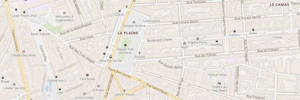 Plan du 6 Bd Chave à Marseille 5e Arrondissement