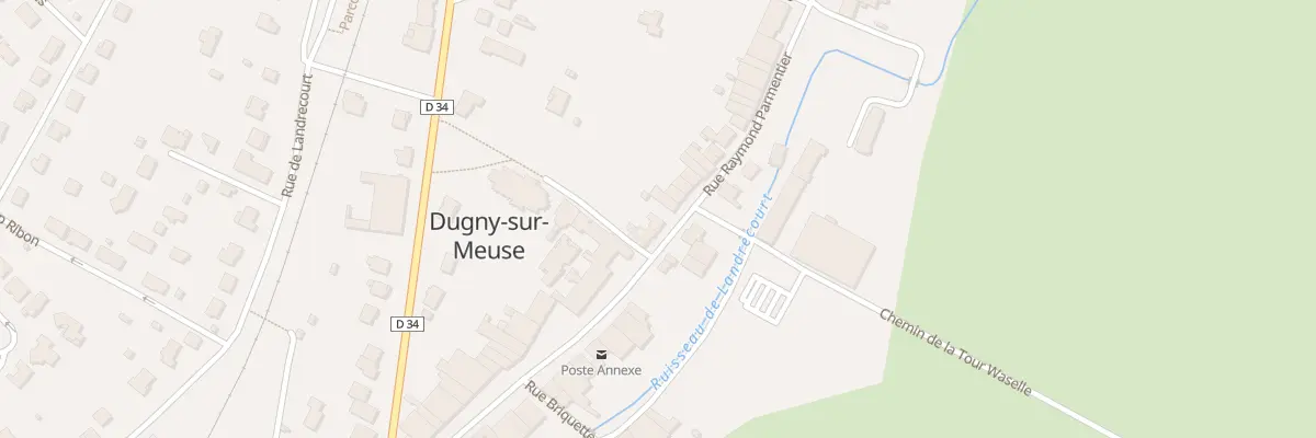 Plan du 6 Rue Raymond Parmentier à Dugny-sur-Meuse
