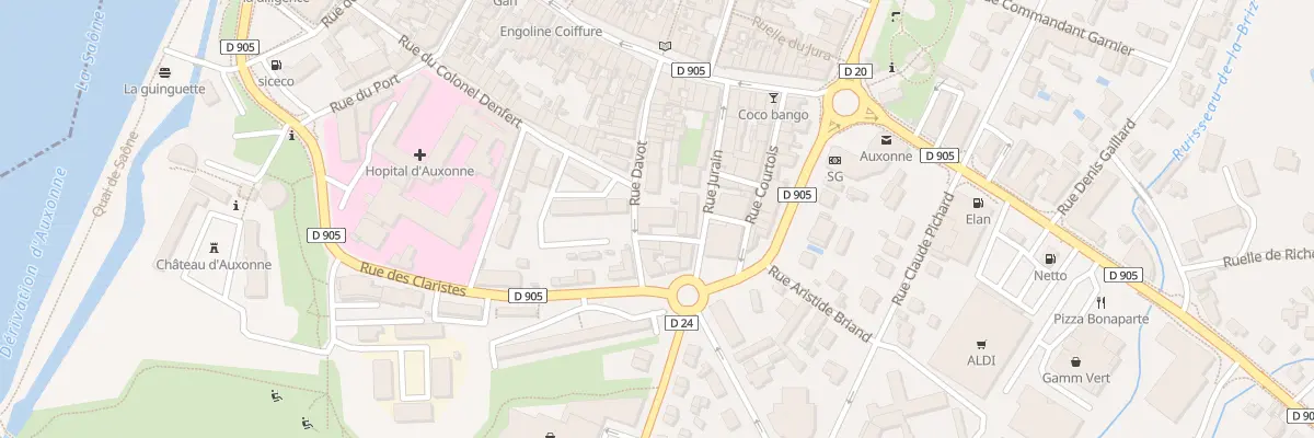 Plan du 20B Rue Davot à Auxonne