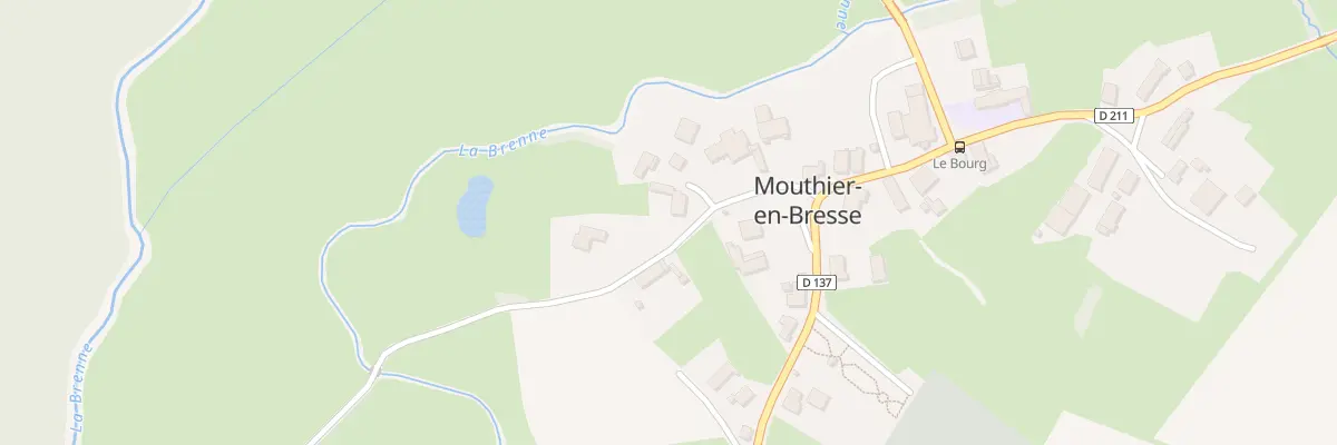 Plan du 6 Pl de l’Eglise à Mouthier-en-Bresse