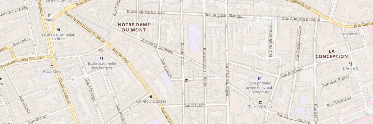 Plan du 51 Rue Tilsit à Marseille 6e Arrondissement