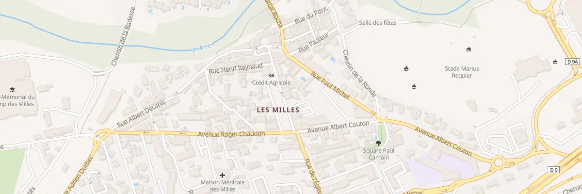 Plan du 6 Crs Marcel Bremond Les Milles à Aix-en-Provence