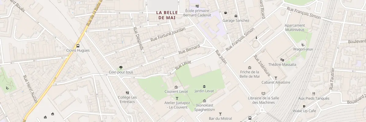 Plan du 81 Rue levat à Marseille 3e Arrondissement
