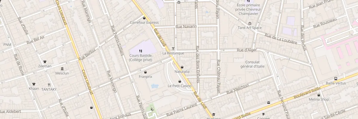 Plan du 99 Rue Tilsit à Marseille 6e Arrondissement