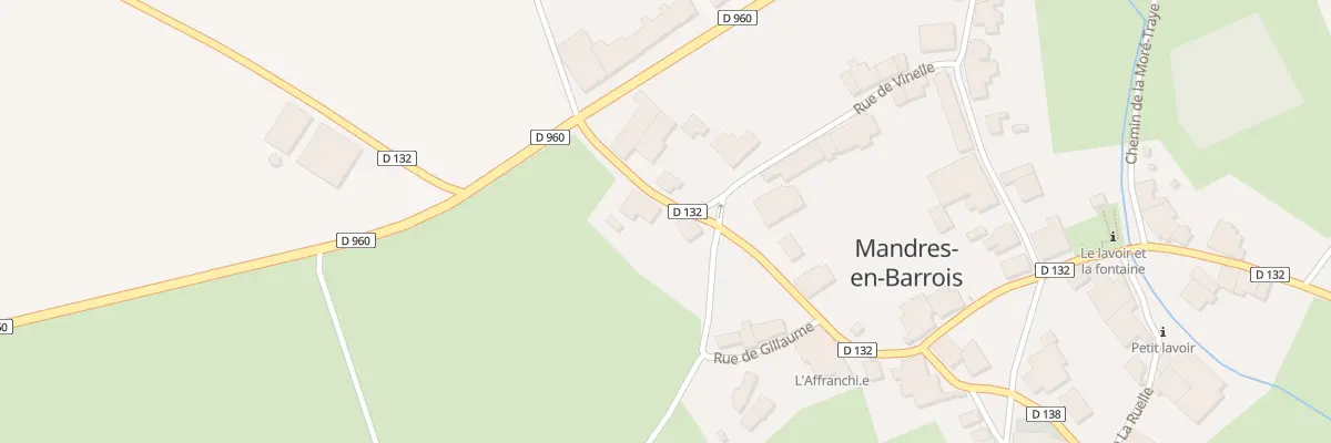 Plan du 3 Rue de la Croix à Mandres-en-Barrois