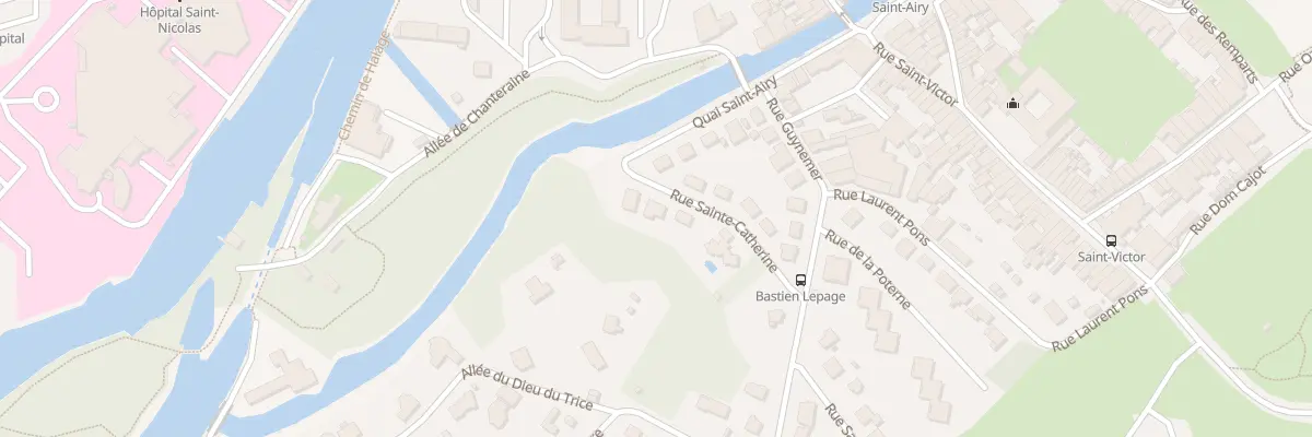 Plan du 9007 Rue Sainte Catherine à Verdun