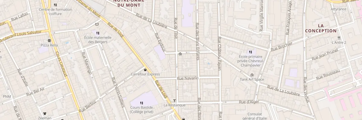 Plan du 67 Rue Tilsit à Marseille 6e Arrondissement