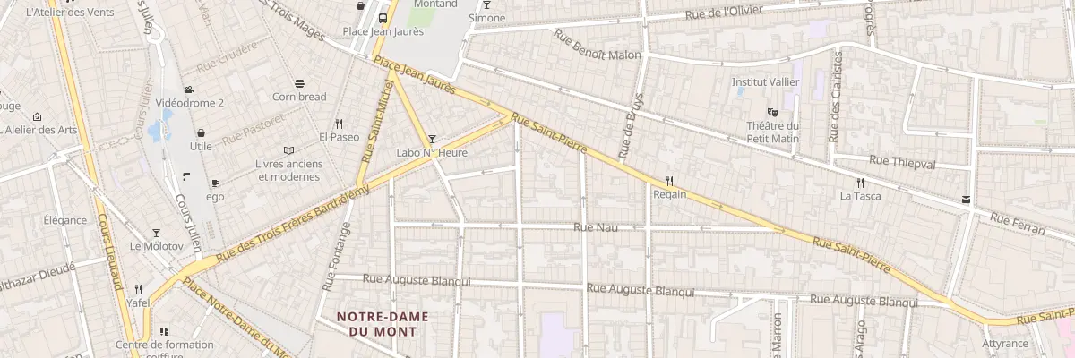 Plan du 13 Rue Tilsit à Marseille 6e Arrondissement