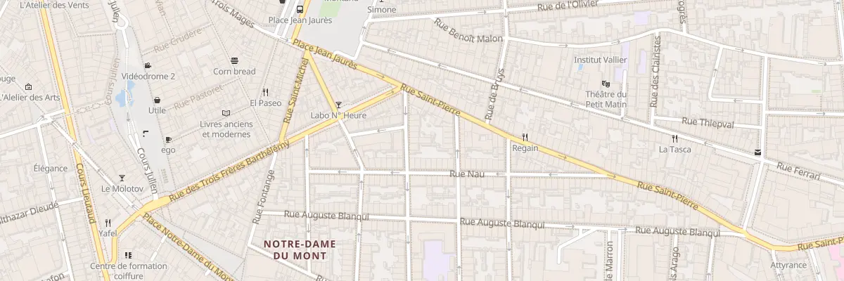 Plan du 15 Rue Tilsit à Marseille 6e Arrondissement