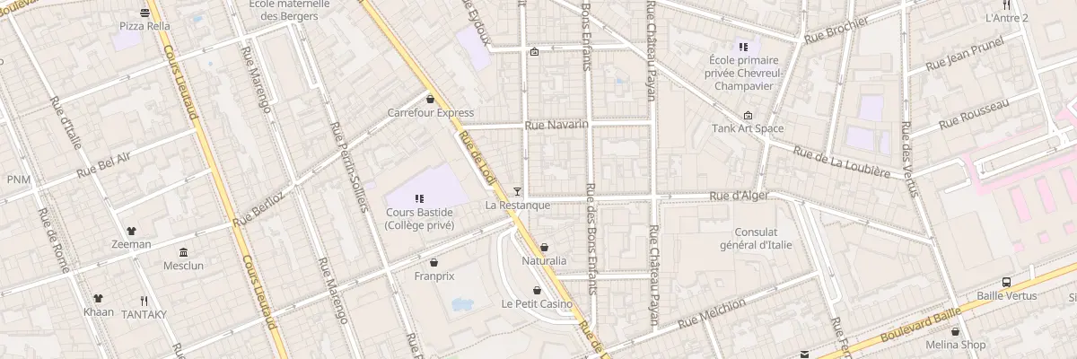 Plan du 91 Rue Tilsit à Marseille 6e Arrondissement