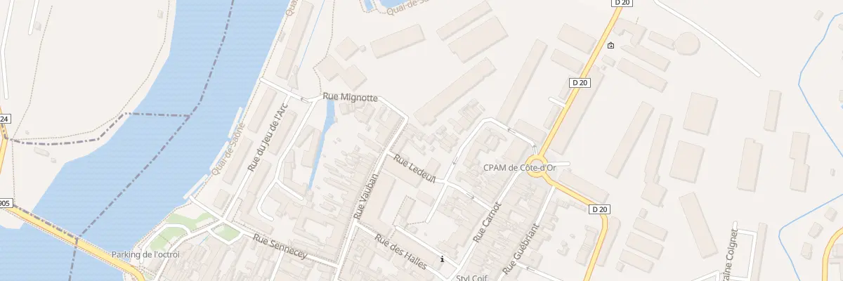 Plan du 15 Rue Vauban à Auxonne