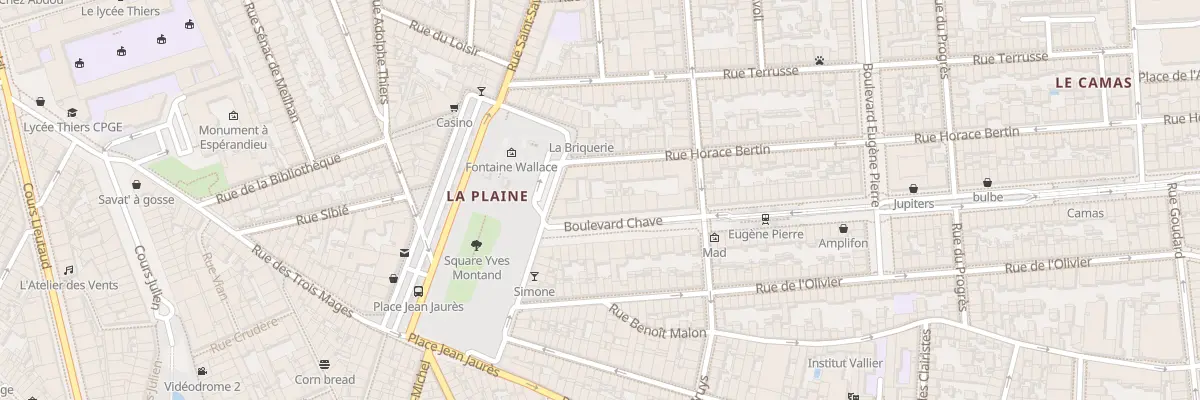 Plan du 7 Bd Chave à Marseille 5e Arrondissement