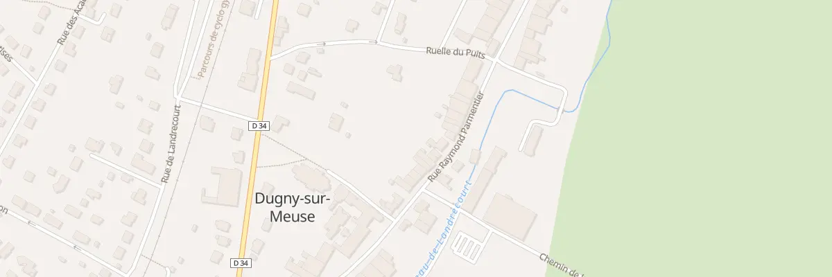 Plan du 24 Rue Raymond Parmentier à Rarécourt