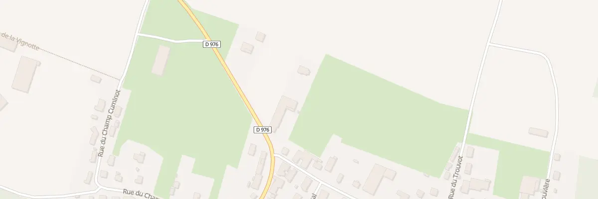 Plan du 24 Rte Departementale N 976 à Poncey-lès-Athée