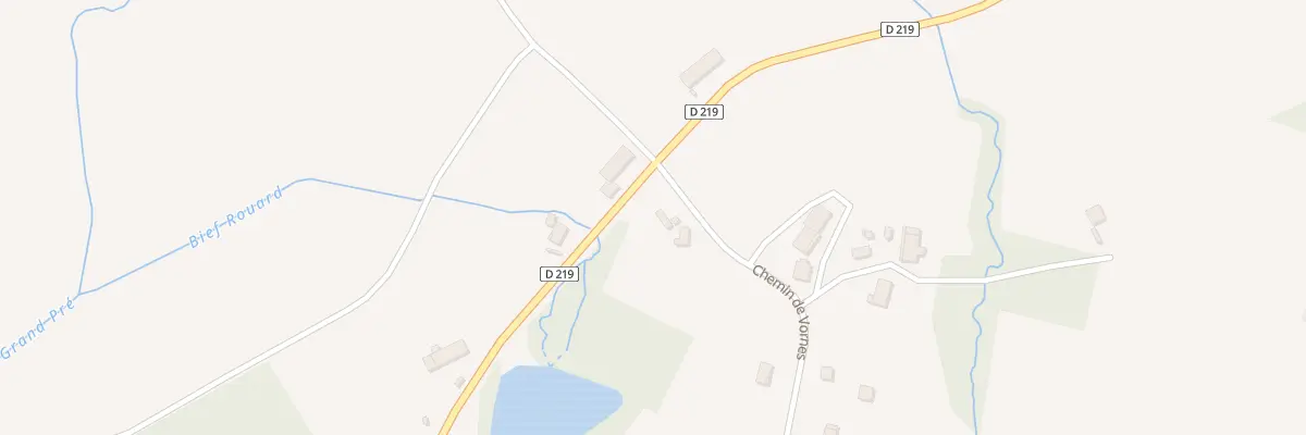Plan du 1 Che des Vornes à Asnans-Beauvoisin