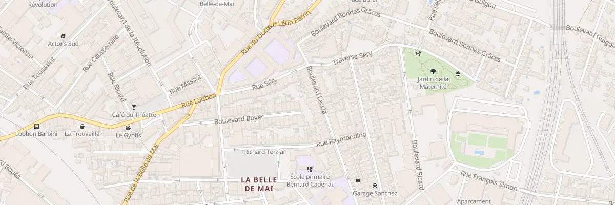 Plan du 59 Bd Leccia à Marseille 3e Arrondissement