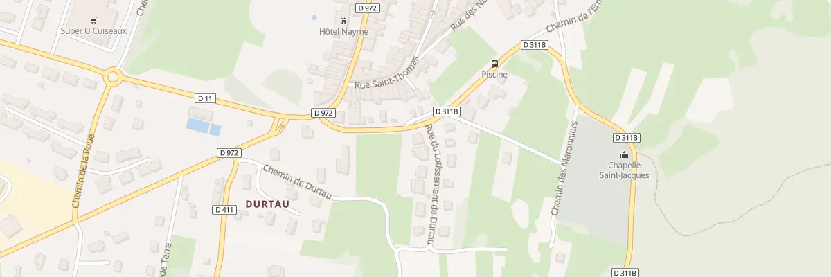 Plan du 2 Rue du Lot de Durtau à Cuiseaux