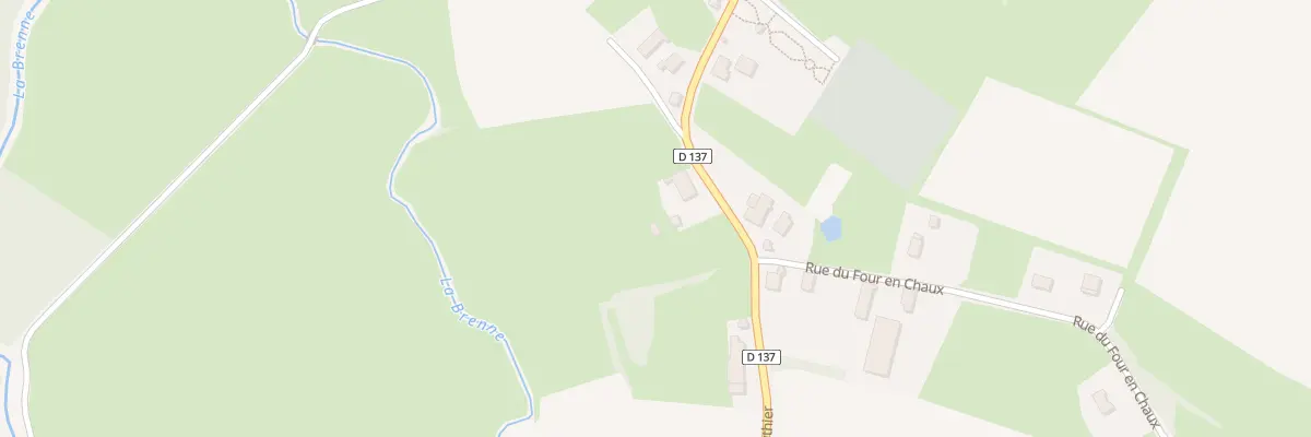Plan du 8 Rte de Mouthier à Mouthier-en-Bresse