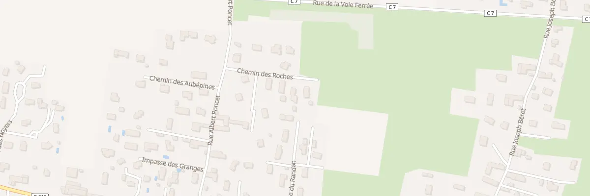 Plan du 130 Che des Roches à Sillans