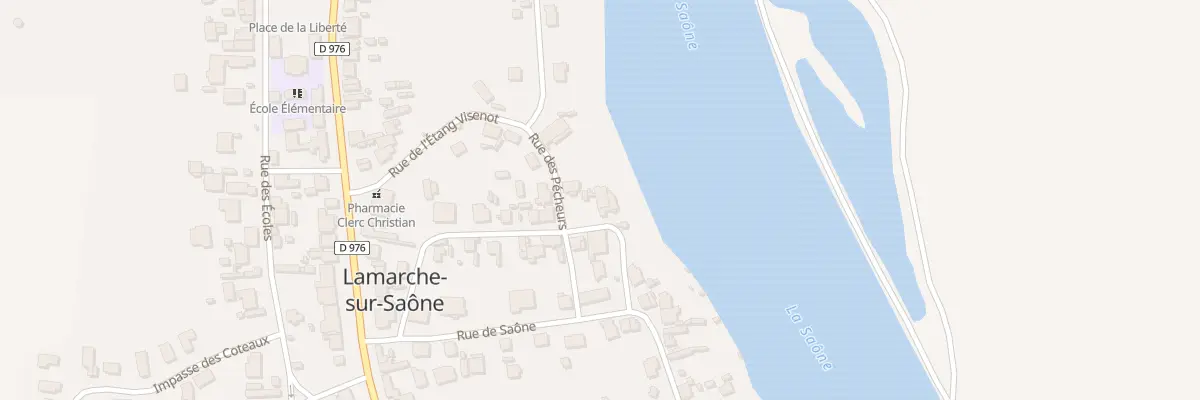 Plan du 5 Rue des Pécheurs à Lamarche-sur-Saône