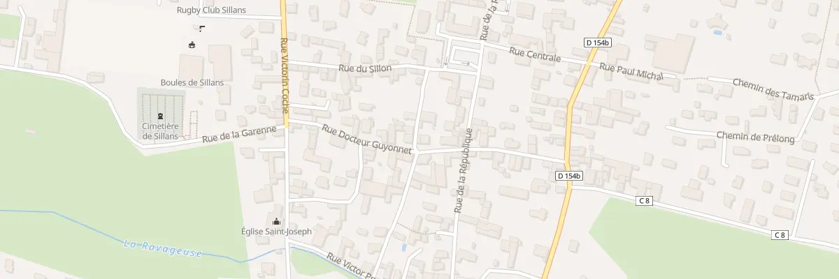Plan du 171 Rue Docteur Guyonnet à Sillans