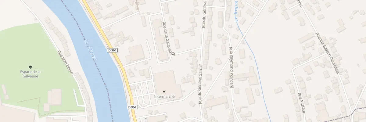 Plan du 23 Rue du General Sarrail à Belleville-sur-Meuse