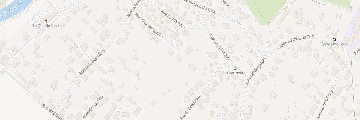 Plan du 9 Rue Yves Montand à Verdun