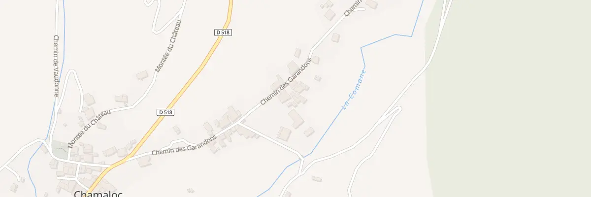 Plan du 5060 Les Garandons à Chamaloc