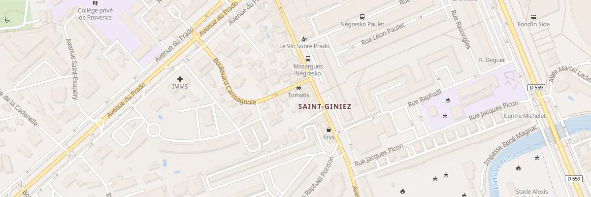 Plan du 5 Bd Carmagnole à Marseille 8e Arrondissement